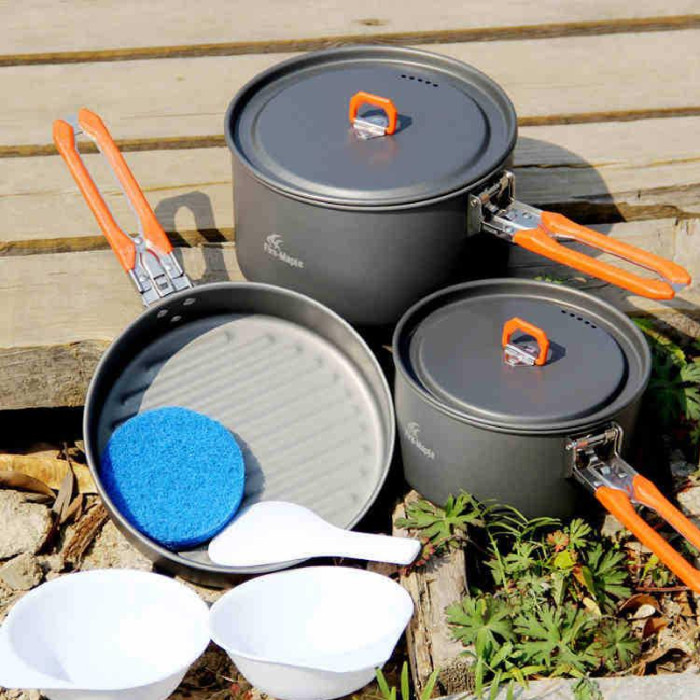 Fire-Maple Feast 3 набор посуды для 2-3 чел. black  