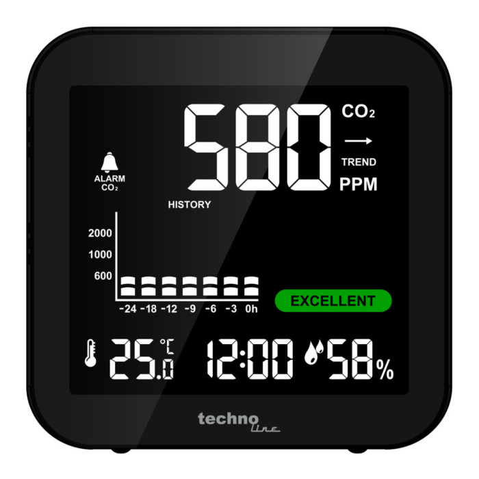 Метеостанция Technoline WL1025 Black (WL1025)  
