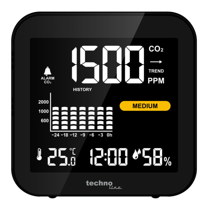 Метеостанция Technoline WL1025 Black (WL1025)  