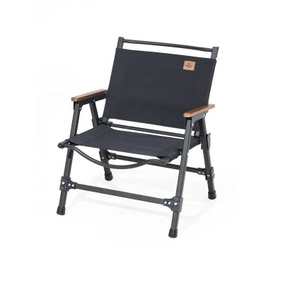 Кресло складное Naturehike NH21JJ002 большое, алюминий, черный