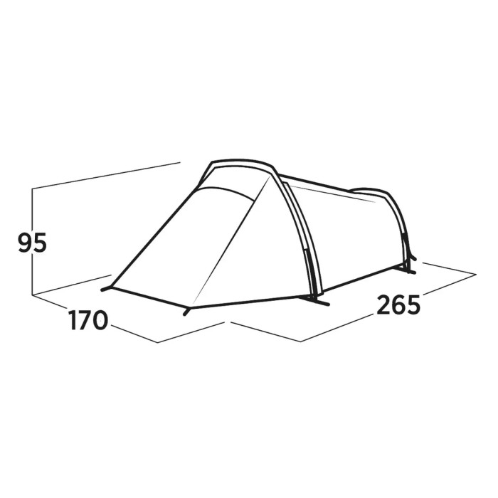 Палатка двухместная Easy Camp Sarek 2 (120468)  