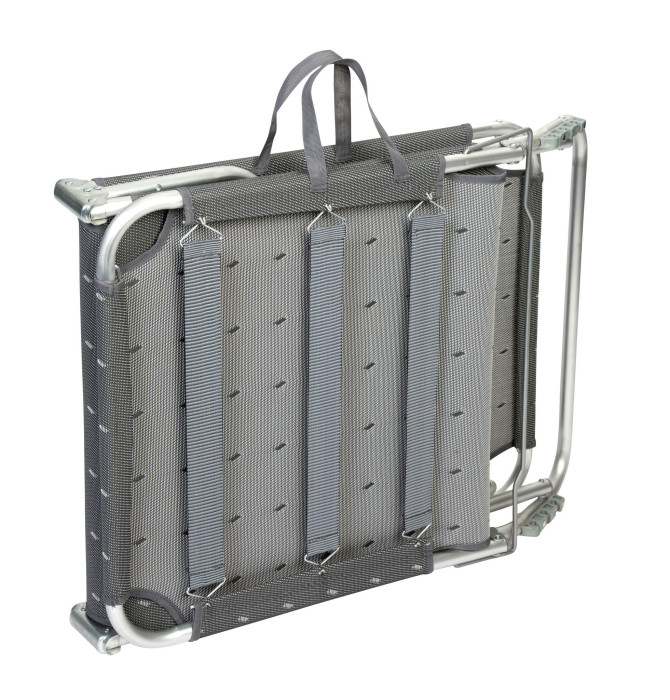 Кровать раскладная Bo-Camp Sun Lounger 3 Positions Anthracite (1304480)  