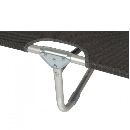 Кровать раскладная Bo-Camp Sun Lounger 3 Positions Anthracite (1304480)  