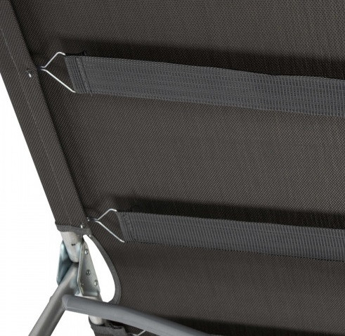 Кровать раскладная Bo-Camp Sun Lounger 3 Positions Anthracite (1304480)  