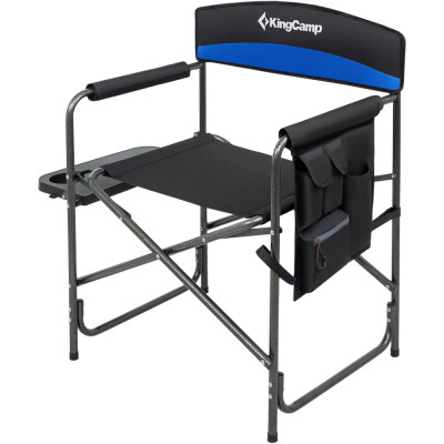 Стул раскладной KingCamp ASH, black/blue
