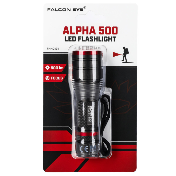 Фонарь тактический Falcon Eye Alpha 500 (500 Lm) Focus (FHH0121)  