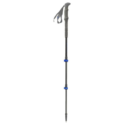 Трекинговые телескопические палки Pinguin Carbon FL Foam, 64 - 135 см, Carbon/Blue (PNG 809152) 2021