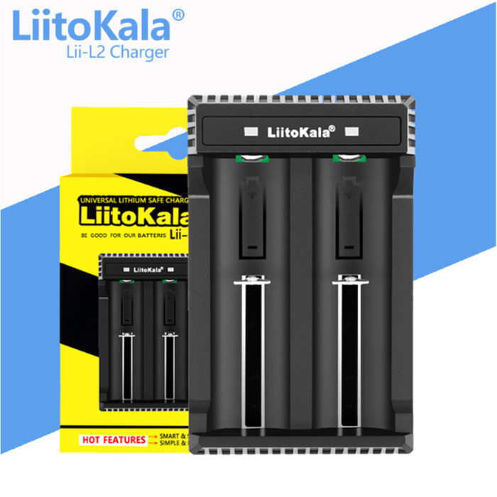 Универсальное зарядное устройство LiitoKala Lii-L2 на 2 канала  