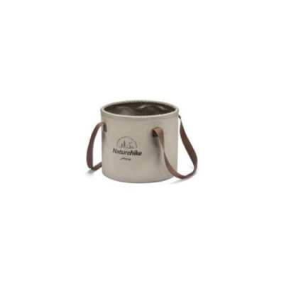 Ведро складное Naturehike Round bucket PVC 10 л NH20SJ040 coffee