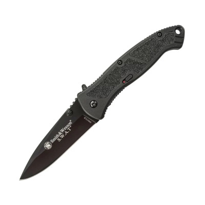 Нож Smith&amp;Wesson S.W.A.T. Drop Point Black Large
