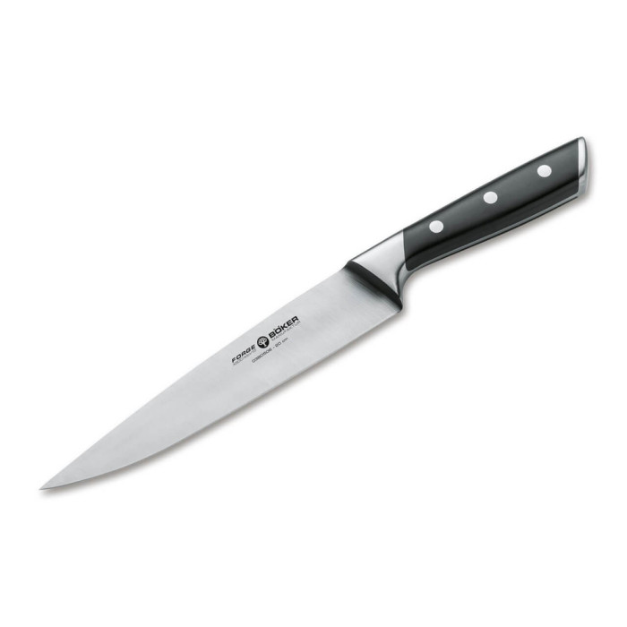 Кованый отделочный кухонный нож Boker Forge Schinkenmesser  