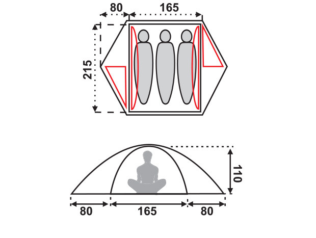 Палатка Fjord Nansen Rekvik III NG (46864)  
