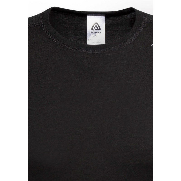 Термофутболка женская Aclima LightWool Shirt Crew Neck Woman JetBlack, L  