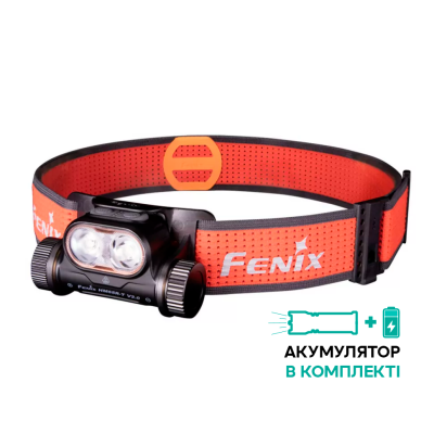 Фонарь налобный Fenix HM65R-T V2.0 черный