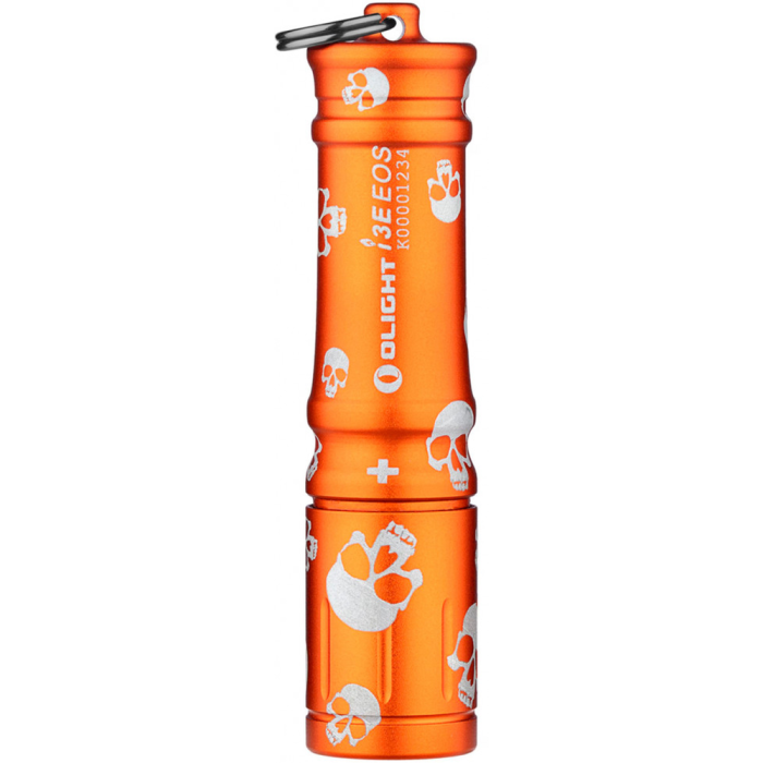 Фонарь-брелок Olight I3E EOS orange skull  