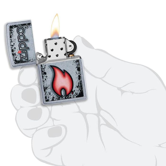 Зажигалка  Zippo Flame Design 49576  