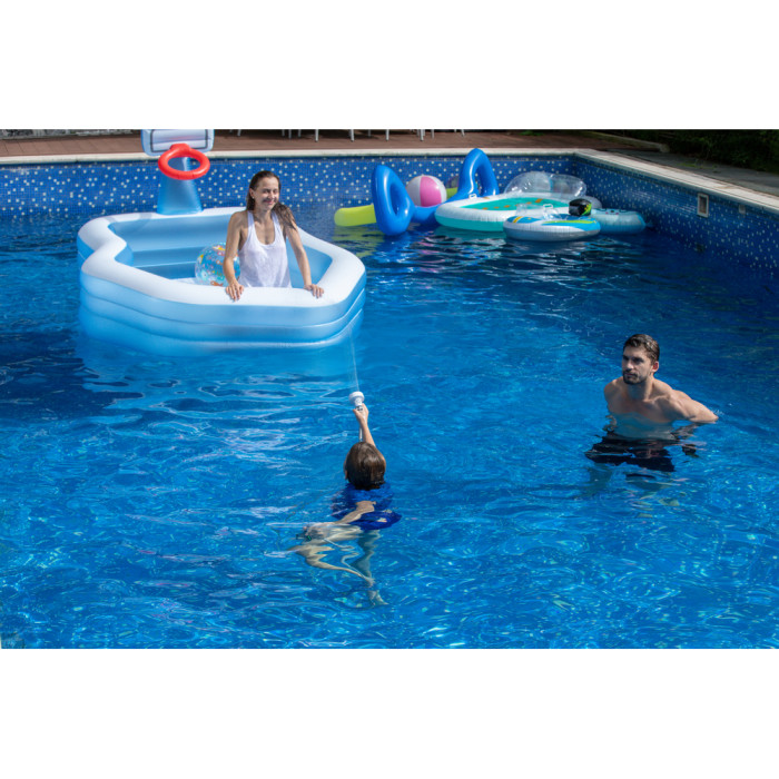 Душ портативный с насосом на аккумуляторе Flextail Max Shower, белый  