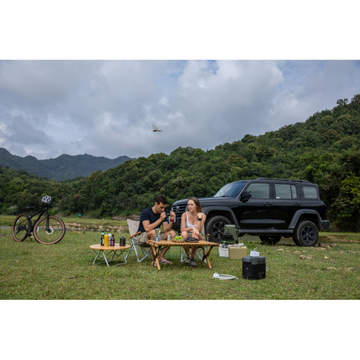 Душ портативный с насосом на аккумуляторе Flextail Max Shower, белый  