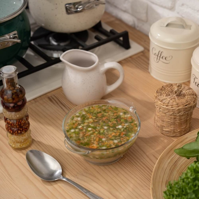 Суп нутовый с мясом курицы и овощами  