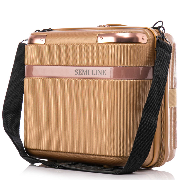 Бьюти-кейс Semi Line 16L Gold (T5667-1)  