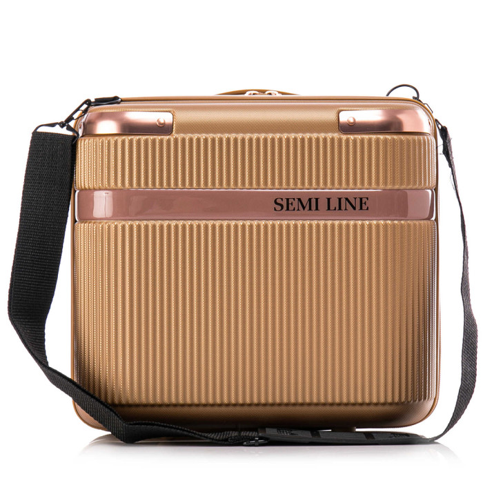 Бьюти-кейс Semi Line 16L Gold (T5667-1)  