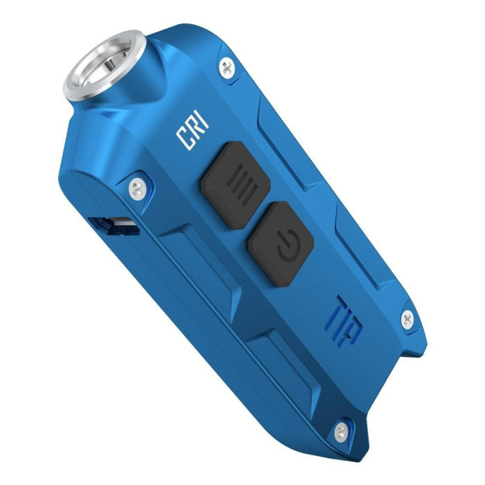 Фонарь- брелок Nitecore TIP CRI (Nichia LED, 220 люмен, 4 режима, USB), синий  