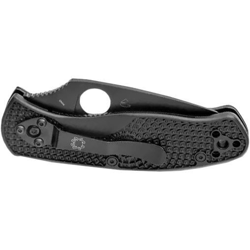 Нож Spyderco Persistence Lightweight FRN Black Blade, серрейтор black (C136SBBK)  