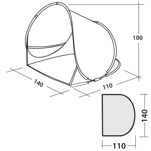 Палатка Easy Camp Ocean 50 Ocean Blue  