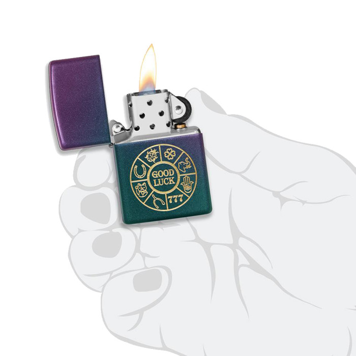 Зажигалка Zippo 49146 Lucky Symbols Design (49399)  