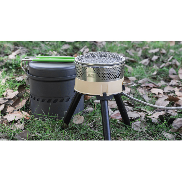 Набор туристической посуды (кастрюля + сковорода) BRS-TS19B, 1,7л, алюминий  