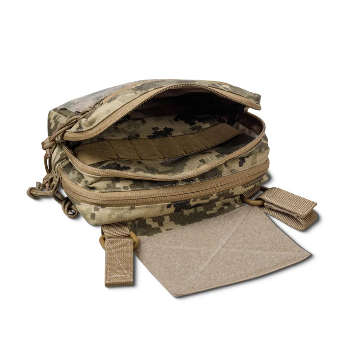 Сумка-напашник Ukrarmor PRO. Размер L(16х28 см). Материал Cordura 500D Пиксель  
