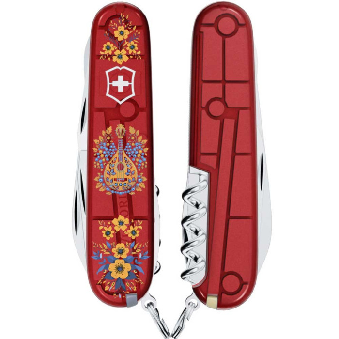 Складной нож Victorinox CLIMBER UKRAINE Украинские мотивы 1.3703.T.T1370u  