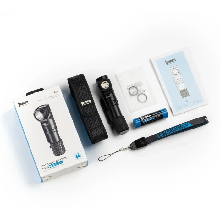 Фонарь Wuben L1 (OSRAM P9), черный  