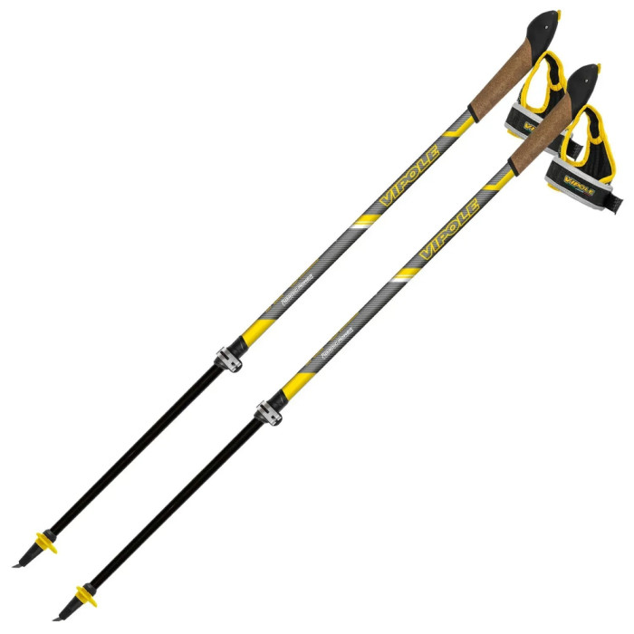 Палки для скандинавской ходьбы Vipole Hercules Vario Carbon +200 GR (SW20 04)  