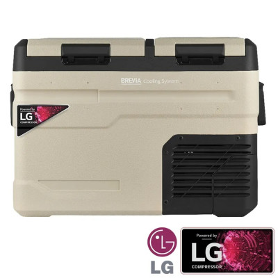 Портативный холодильник BREVIA 38L, двухкамерный (Компрессор LG) (23425)