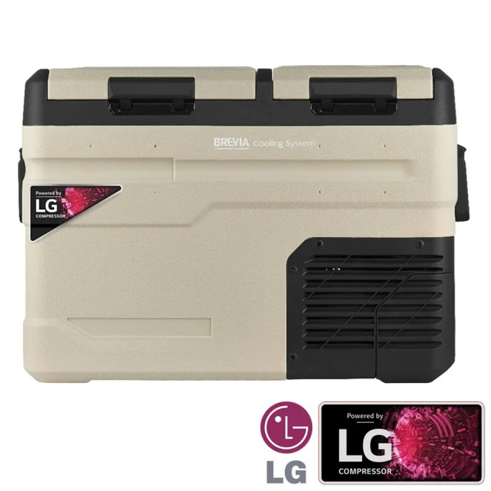 Портативный холодильник BREVIA 38L, двухкамерный (Компрессор LG) (23425)  
