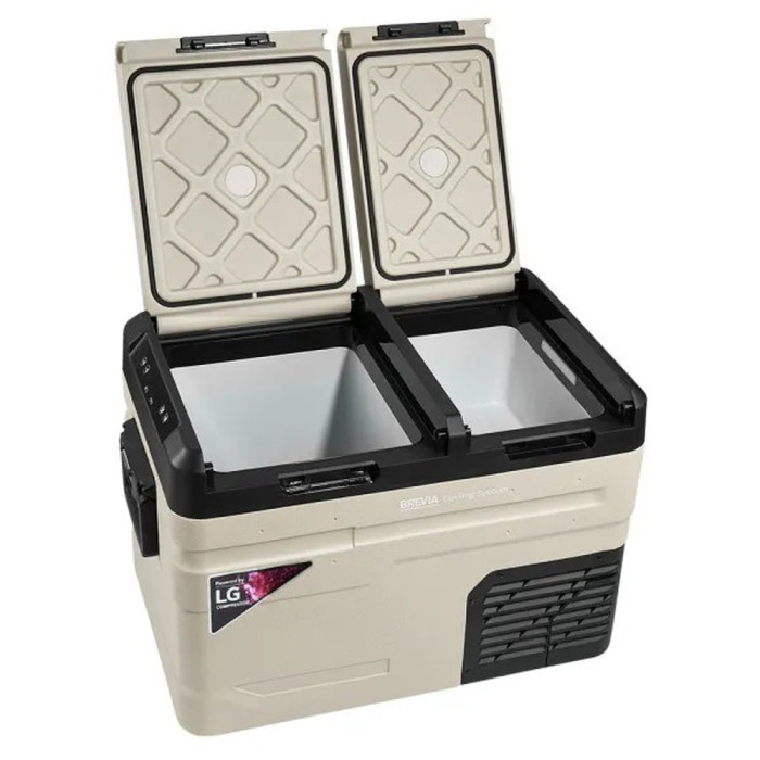 Портативный холодильник BREVIA 38L, двухкамерный (Компрессор LG) (23425)  