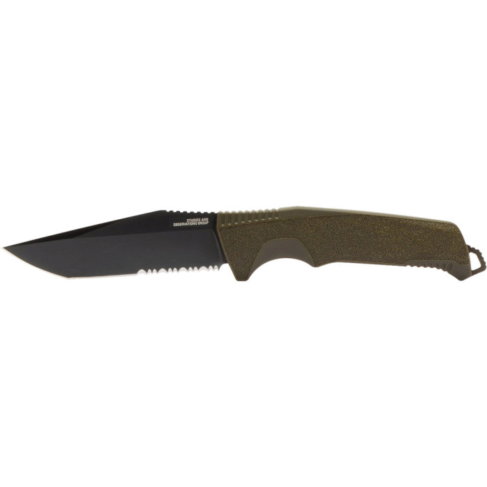 Нож SOG Trident FX, OD Green/Partaily Serrated (SOG 17-12-04-57)  