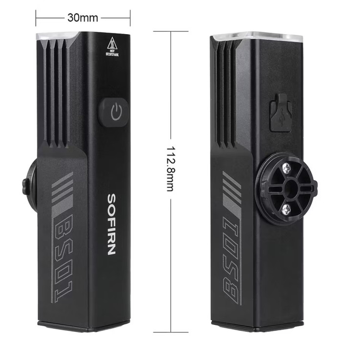 Фонарь Sofirn BS01 велосипедный 2000 лм с креплением и USB-C  