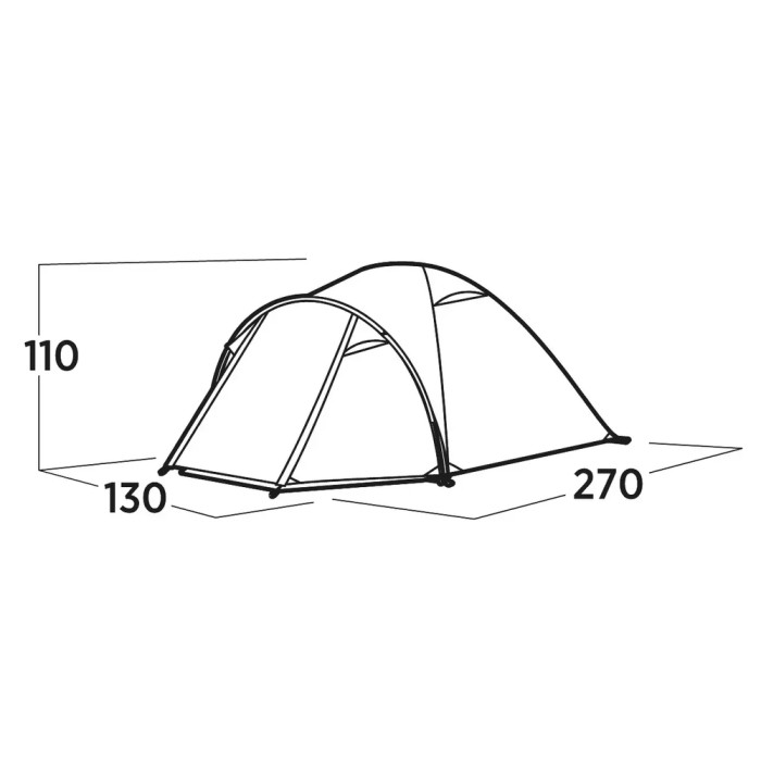 Палатка двухместная Easy Camp Setesdal 2 (120476)  