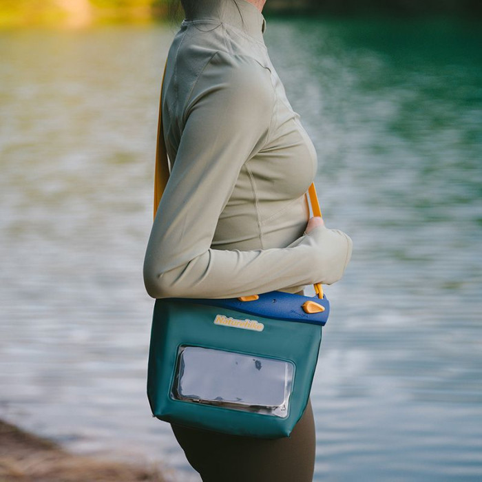 Сумка водонепроницаемая Naturehike CNK2300BS016, 5,6 л, темно-зеленая  