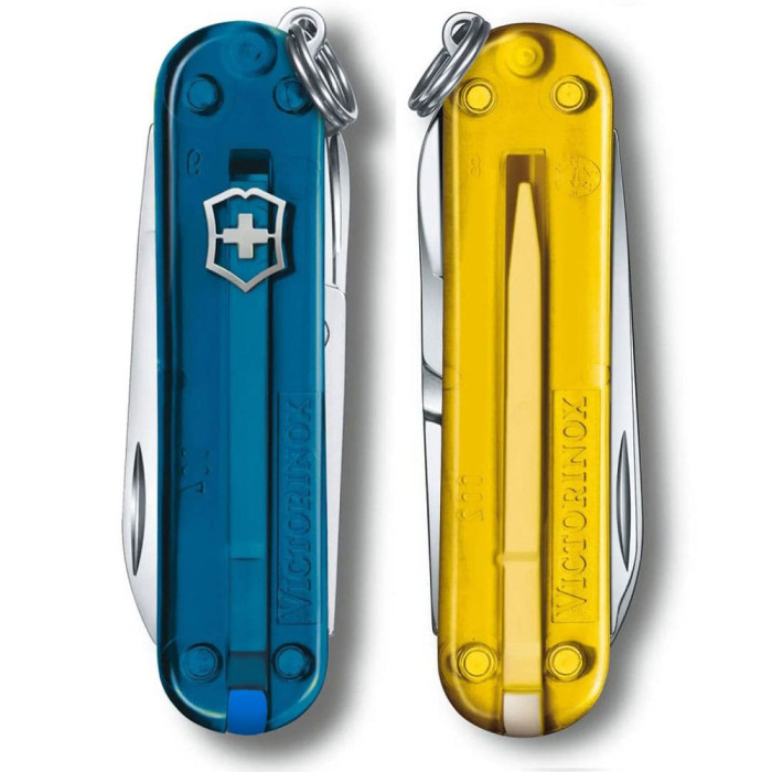 Складной нож Victorinox CLASSIC SD UKRAINE сине-желтый 0.6223.T61G.T81  