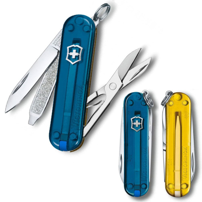 Складной нож Victorinox CLASSIC SD UKRAINE сине-желтый 0.6223.T61G.T81  