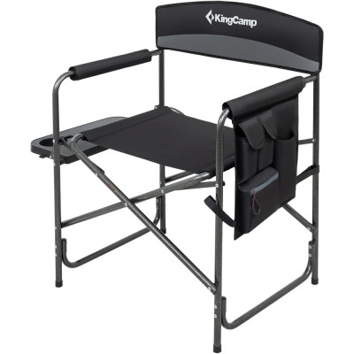 Стул раскладной KingCamp ASH, black/grey