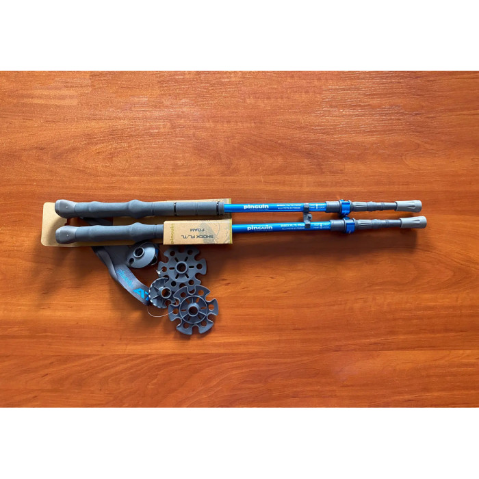 Трекинговые телескопические палки Pinguin Shock FL/TL Foam, 63-135 см, Blue (PNG 812152)  
