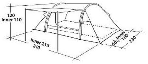 Палатка Easy Camp Cyrus 300, 61179  