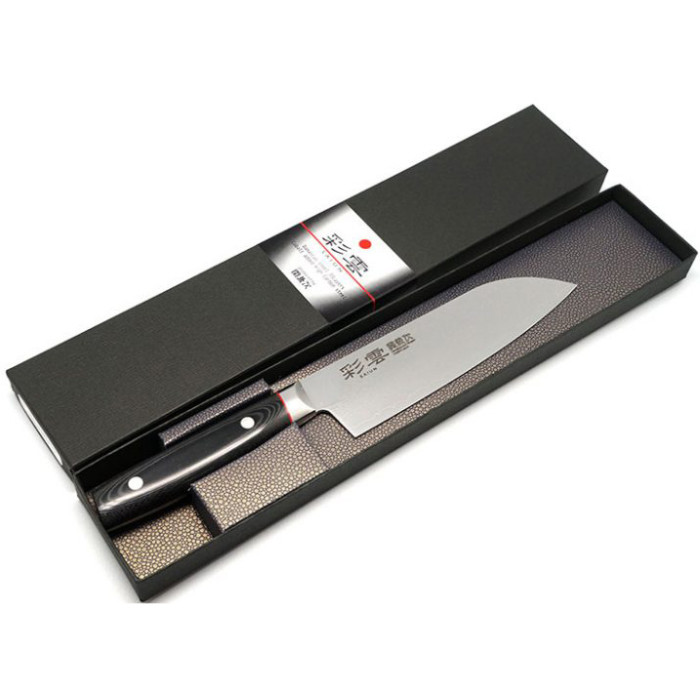 Нож кухонный Kanetsugu Saiun Santoku Knife 170mm (9003)  