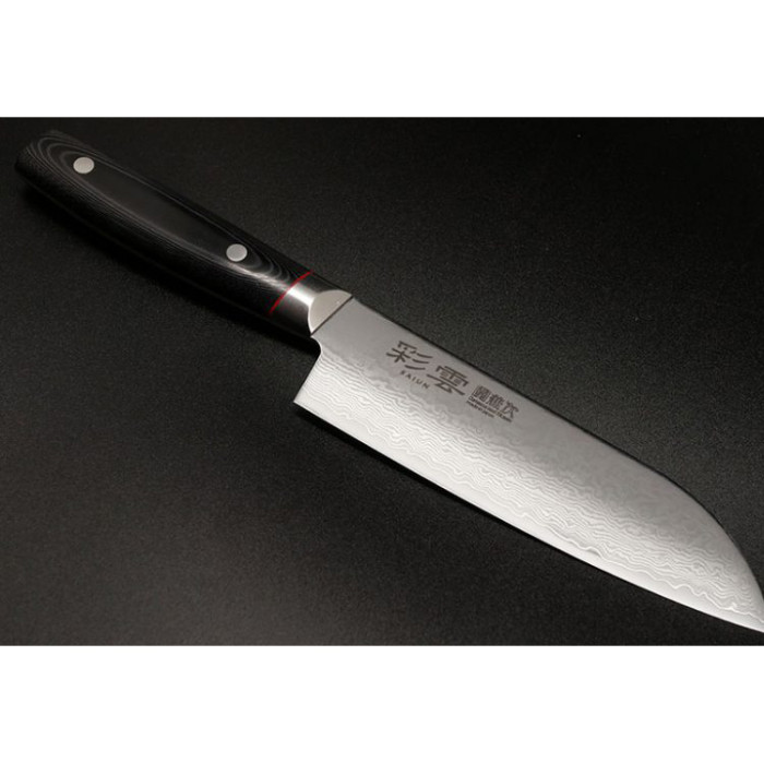 Нож кухонный Kanetsugu Saiun Santoku Knife 170mm (9003)  