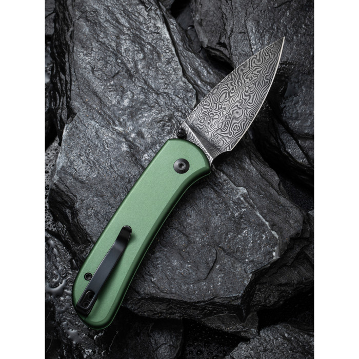 Нож складной Civivi Qubit Green Aluminum C22030E-DS1  