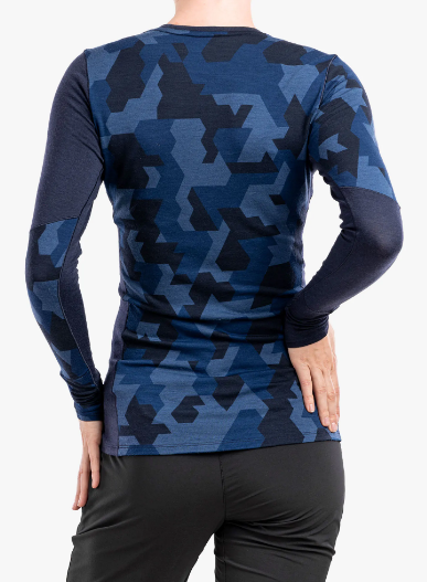 Термофутболка женская Salewa CRISTALLO WARM AMR - 40/34 - синяя, 40/34  